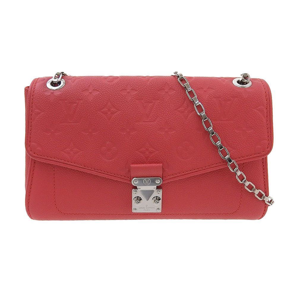Louis Vuitton Monogram Empreint Saint Germain PM Shoulder Bag Pink